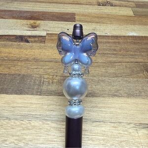 Elegant Butterfly Beaded Pen